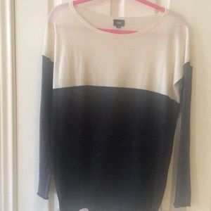Color block sweater
